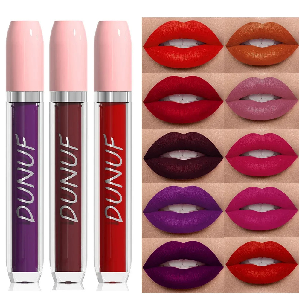 25 Color Velvet Matte Lipstick Liquid Waterproof Sexy Red Matte Lip Glaze Non-Stick Halloween Makeup Not Easy To Fade Lip Gloss 250614