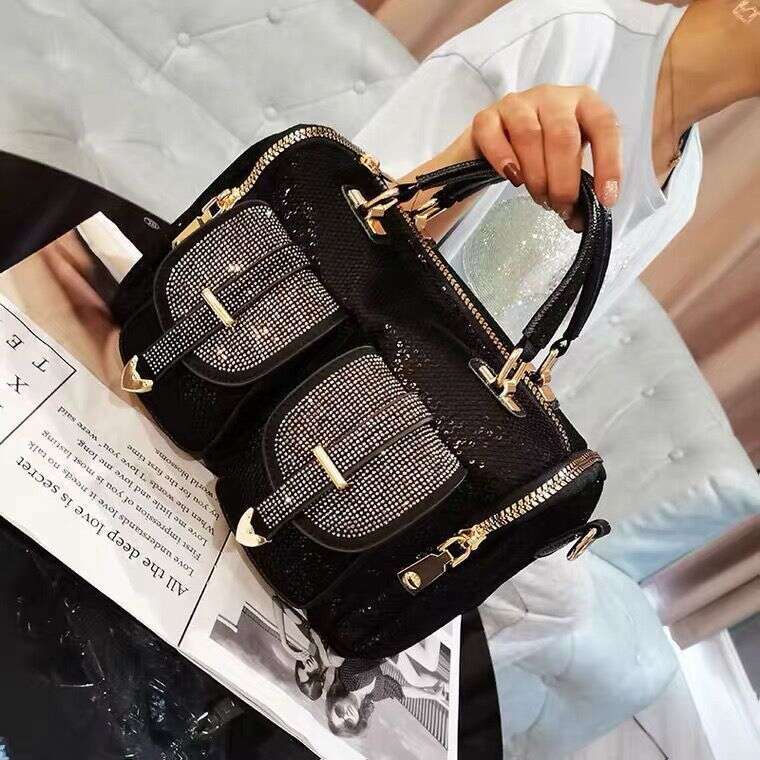 Women's Trendy Rhinestone New Large Capacity single Shoulder Crossbody Bag Casual Versatile Handbag for Women