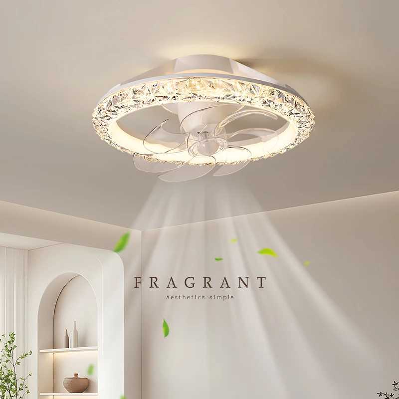 Minimalist Ceiling Fan Light Bedroom Light Modern Simple Quiet Restaurant Full Spectrum Eye Protection Lamp Ceiling LightXJ2500613