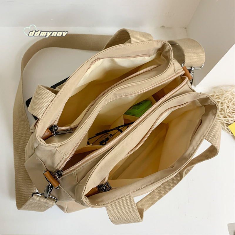Fashion Casual Ladies Handbag Shoulder Crossbody Women's Commuter Large Capacity Multi-Compartment Bag 078-2 ddmynov