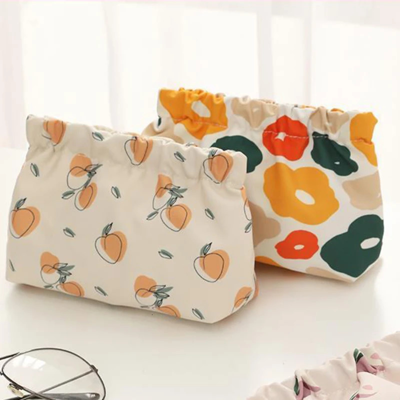 Sanitary Napkin Storage Bag Women Tampon Bags Credit Card Holder Pouch Towel Cosmetics Cotton Coin Purse Organizer 250614