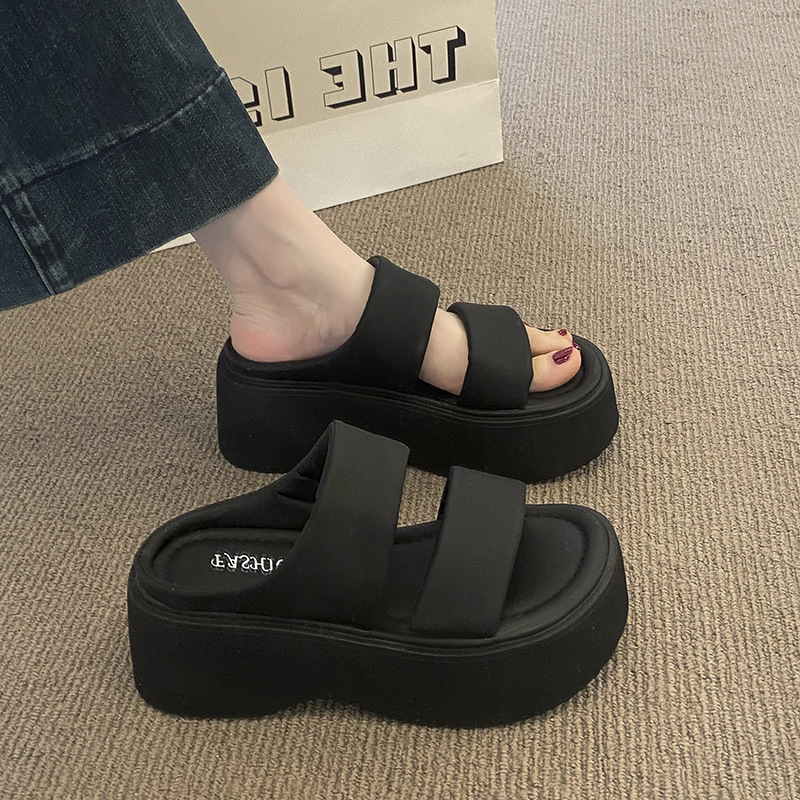 Ddmyoutdoor Ddmyoutdoor Perfect With Skirts Thick Soled Height Increasing Sandals For Women Summer High End New Style Outdoor Wedge Slippers Shoes Out