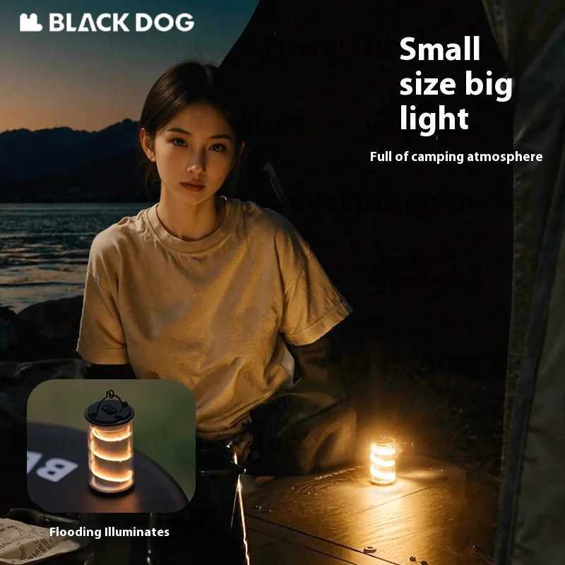 Naturehike BLACKDOG Glow-in-the-Dark Multi-Function Pocket Flashlight Outdoor Camping Light Splashproof Detachable Flashlight W250613