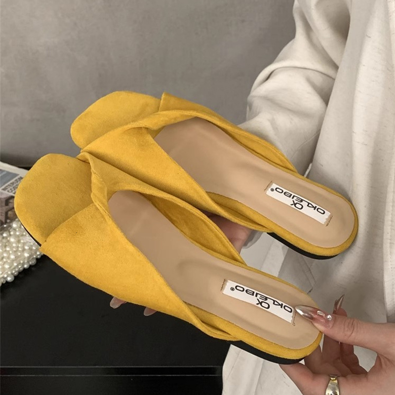 Ddmyoutdoor Ddmyoutdoor Flat French Style Women S For Outdoor Wear New Summer Soft Sole Versatile Beach Slide Sandals Shoes Outdoor Shoes