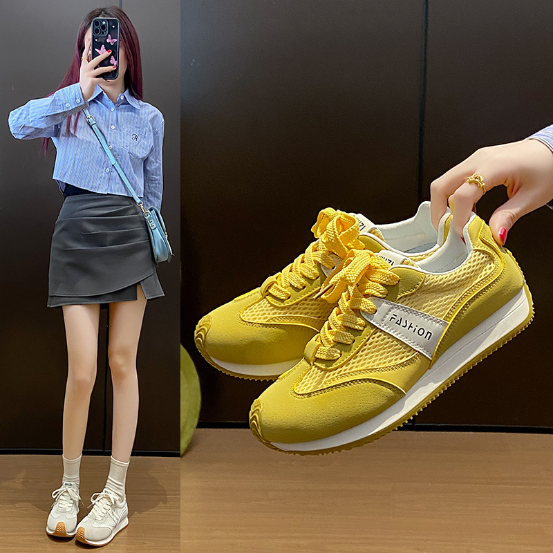 Ddmysports White Sneakers For Women Spring New Korean Style Female Students Casual Sports Versatile Agan Shoes Street Fashion FSCL Outdoor Shoes
