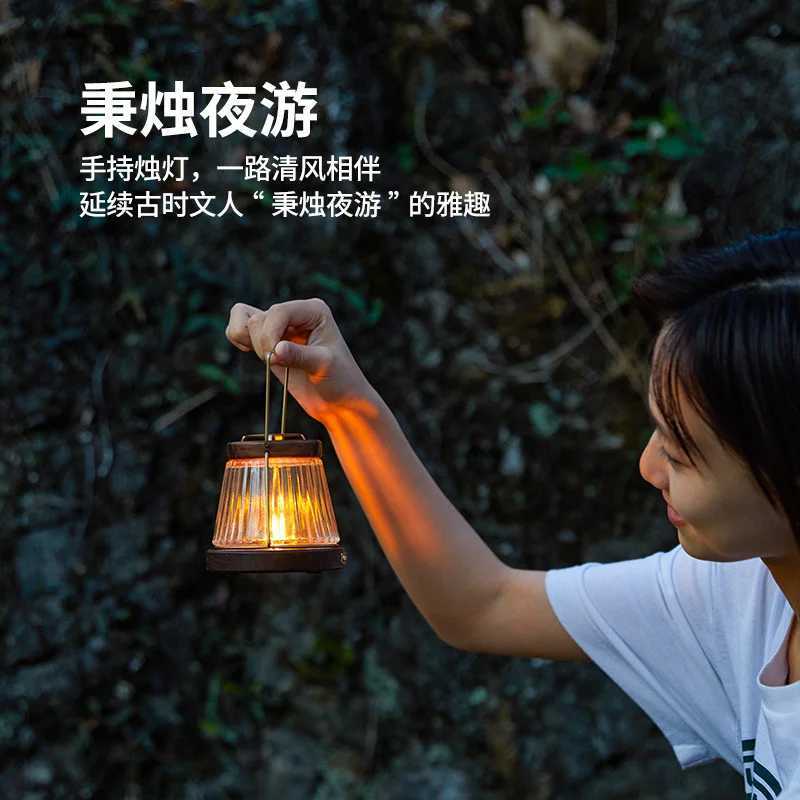 Naturehike Candle Lamp Outdoor Camping Portable Tent Lighting Atmosphere Decoration Lantern Retro Lighting W250613