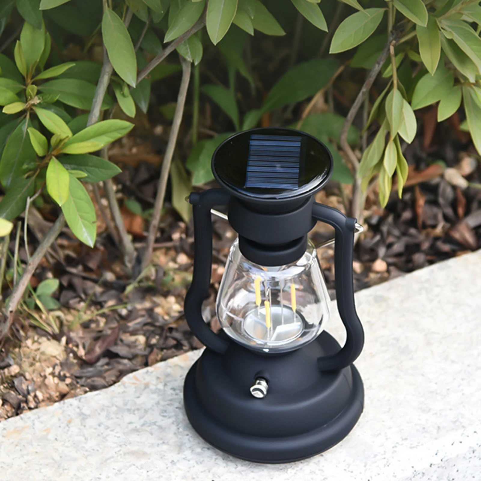 USB Rechargeable Camping Light Portable Hand Crank Generator Camping Tent Light Outdoor Solar Charging Waterproof LED Flashlight W250613