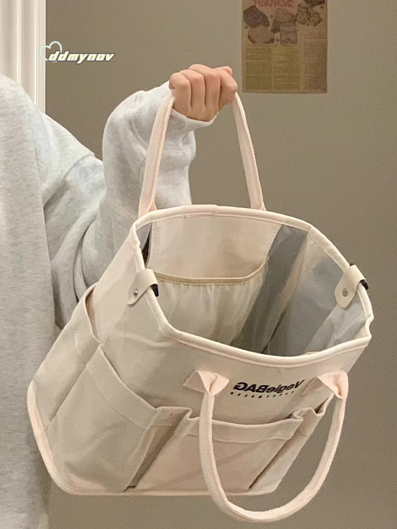 Japanese Vegiebag Mommy Large Capacity Handheld Multifunctional Mother and Baby Crossbody Mom Tote Canvas Women's Bag ddmynov