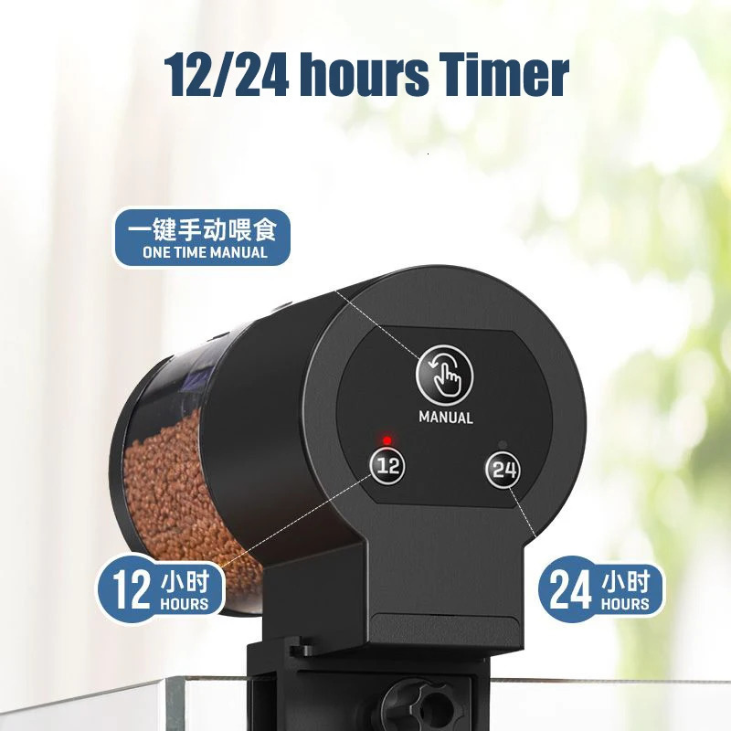 Automatic Fish Tank Feeder Intelligent Timing 100Ml Auto Feeder Aquarium Goldfish Feeder Large Capacity Fish Aquarium Feeder 250613