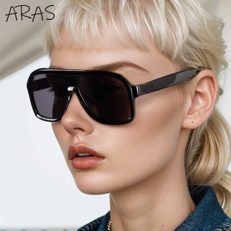 Oversized Square Sunglasses Men Women 2024 Luxury Brand Trendy Big Frame Vintage Shades Fashion Outdoor Driving Eyewear UV400 Z250614