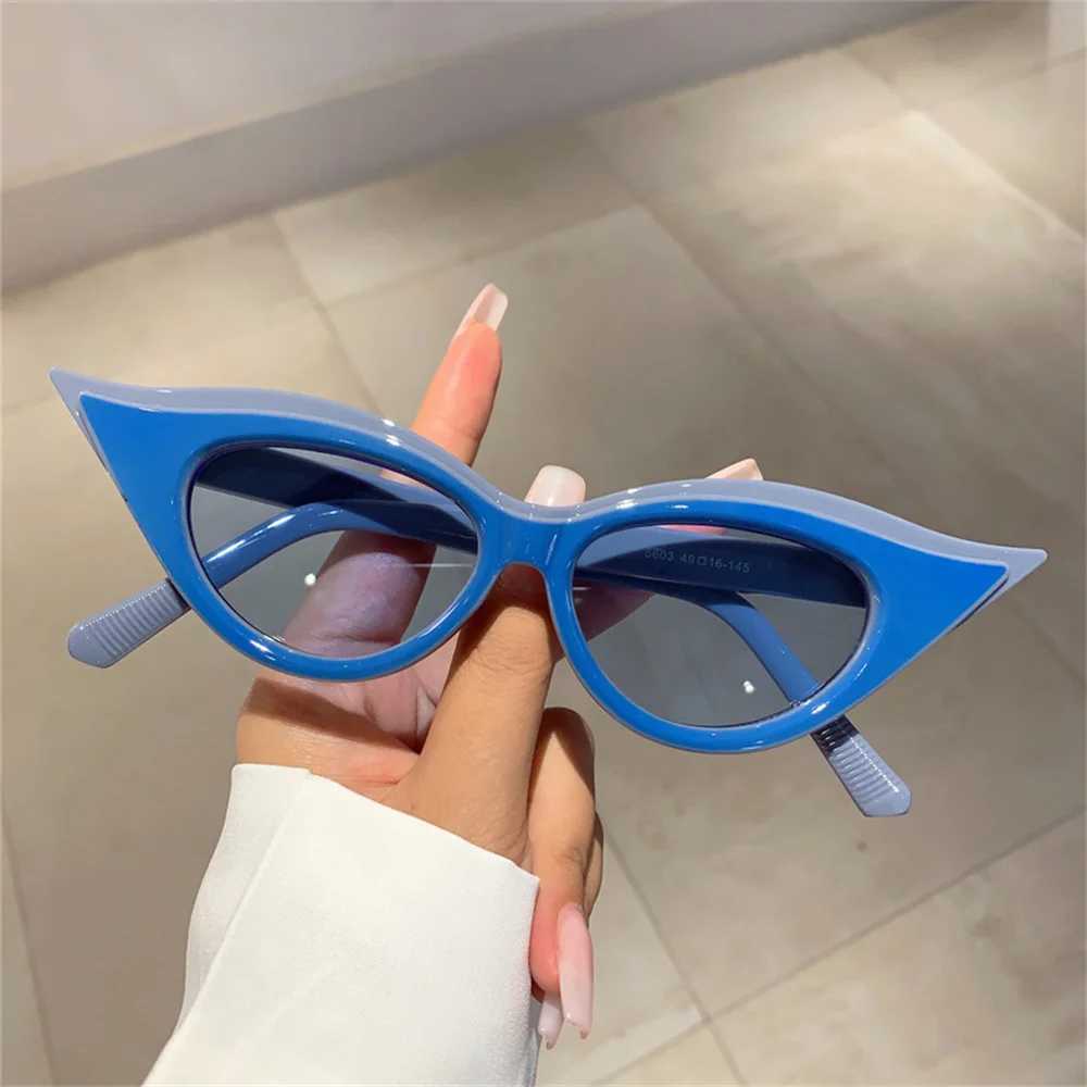 KLASSNUM Luxury Cat Eye Sunglasses Women Y2K Fashion Personalized UV400 Sun Glasses Travel Driving Eyewear Anti-UV Eyeglasses Z250614