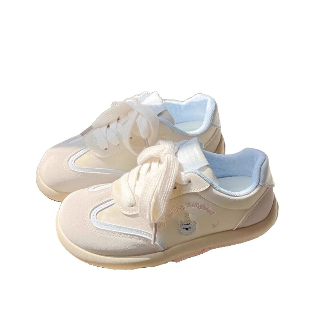 Ddmysports Platform White Sneakers For Women Summer New Style Student Versatile Casual Lightweight Soft Sole German Training Shoes Ins Trend Outdoor S