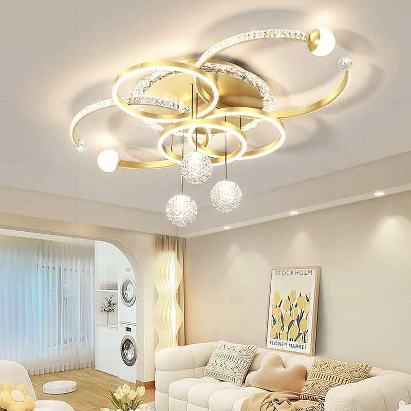 ordic Circle Living Room LED Chandeliers For Kitchen Restaurant Hanging Lamp Modern Intelligent Decoration Ceiling Pendant LampsXJ2500613
