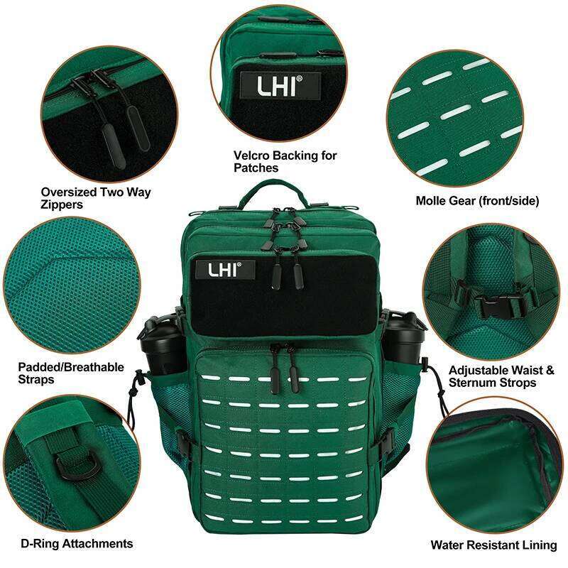 45L/25L Tactical Backapck For Men Women Waterproof Camping Travel Bag Outdoor Sports Hiking Survival Rucksack With Bottle Holder