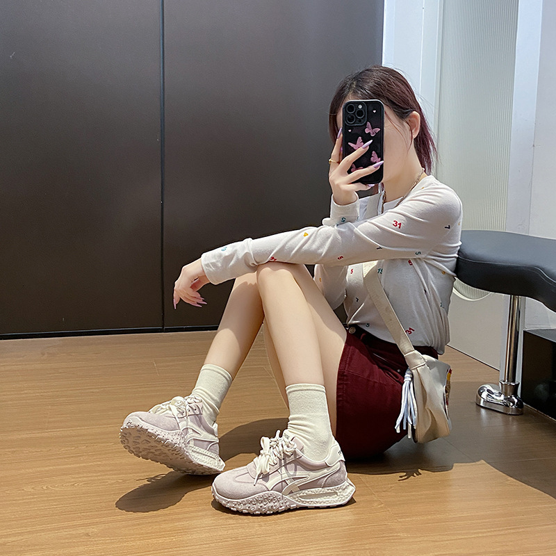 Ddmysports White Sneakers For Women Spring New Korean Style Ins Female Students Casual Sports Versatile Board Shoes Street Shooting Jcf Outdoor Shoes