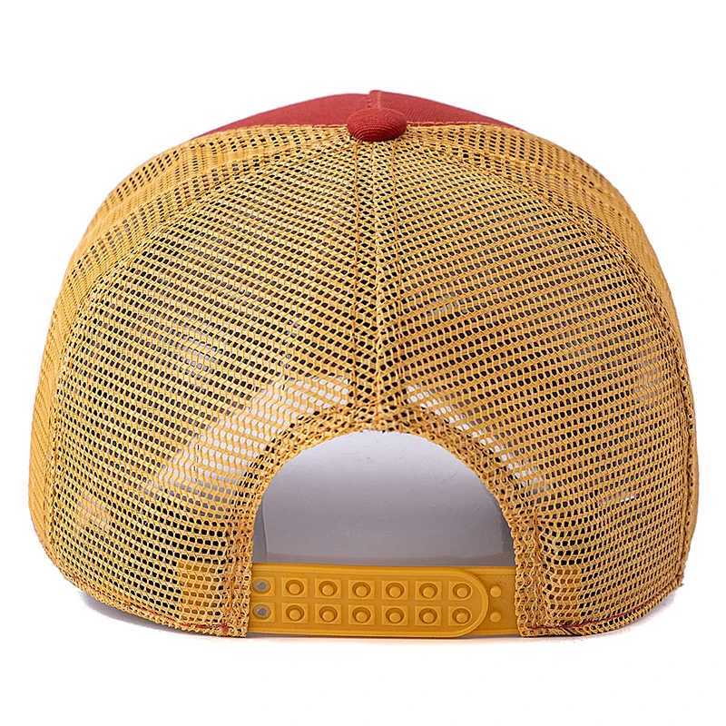 Unisex Summer Breathable Mesh Trucker Hat Bulls Head Pattern Baseball Cap Adjustable Snapback Hats For Men And Women W250614