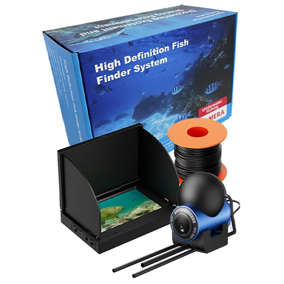 43inch HD Screen Fish Finder 06m500m 220° Wide Angle For Boat Sea Fishing Underwater Camera 250610z