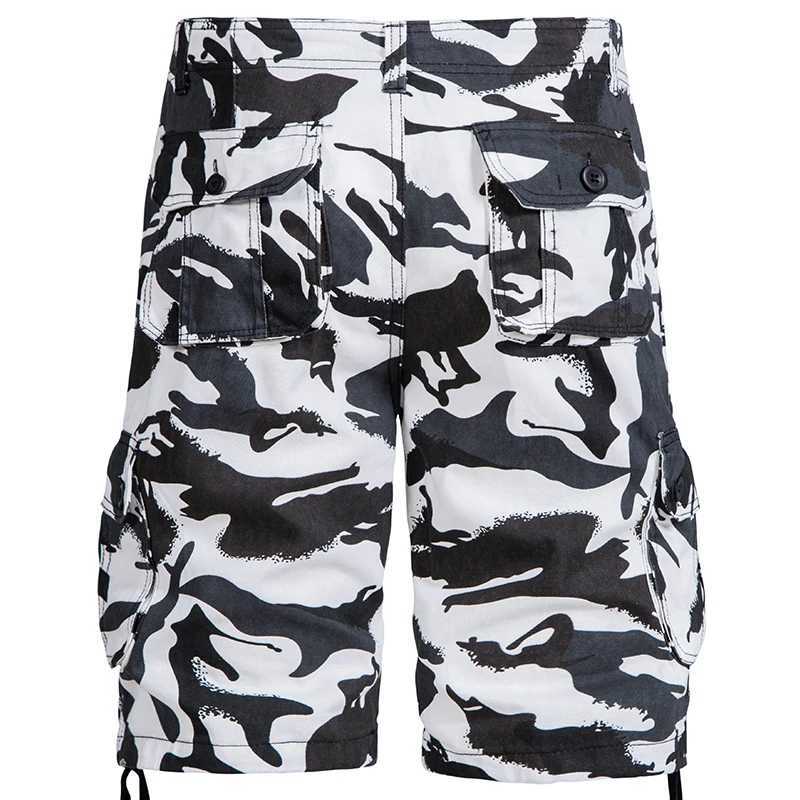 Mens Camo Shorts Summer Casual Half Pants Camouflage Outdoor Sports Short Pants Side Pocket Cotton Breathable Shorts W250614