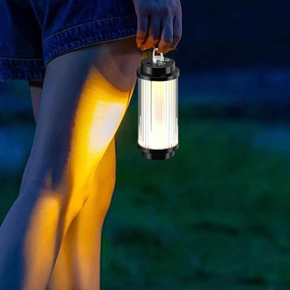 2000mAh USB Rechargeable Camping Lanterns Outdoor Tent lamp For 38 Explore Powerful 5 Light Modes LED Flashlights Camping Light W250613