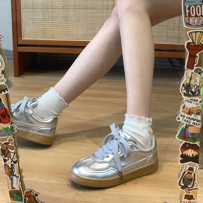 Ddmysports Niche German Training For Women Breathable Summer White Shoes Versatile Fashion Sneakers Casual Board Outdoor Shoes