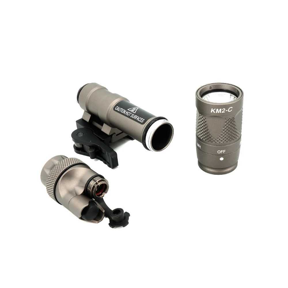 Tactical Light SF M622V Flashlight Vampire Scout Light Visible/IR LED Weapon Light with DS07 Switch QD ADM Picatinny Rail MountXJ250613