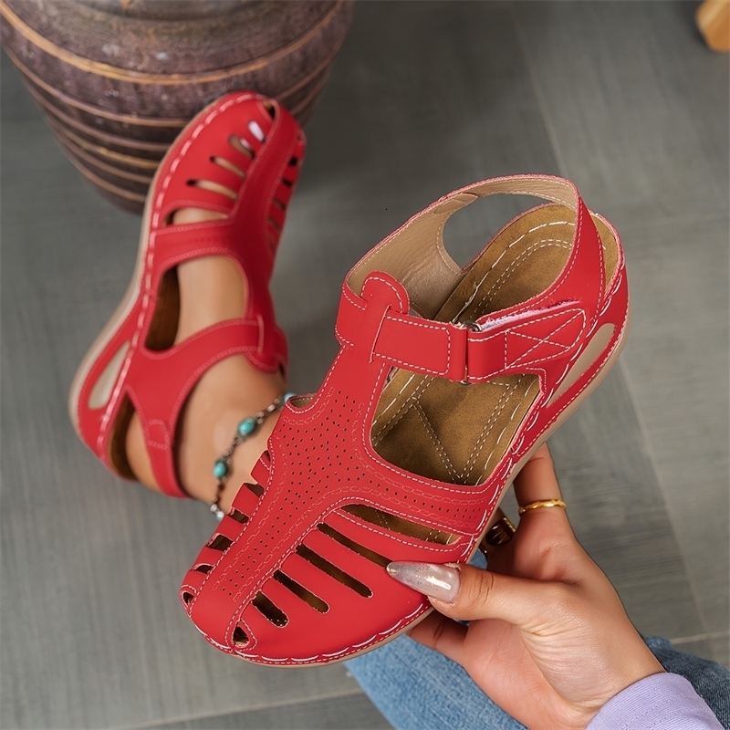 Womens Leisure Platform Triangle Sandals Summer Slippers Sets Wearing Open Toe Shoes 250605