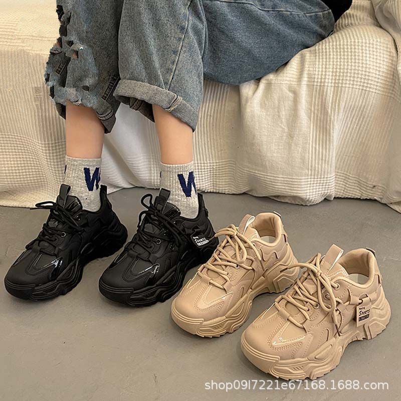 Mesh Breathable Dad Women Versatile Ins Style Autumn Casual Shoes New Casual Sports Running Shoes For Students ddmymonkey