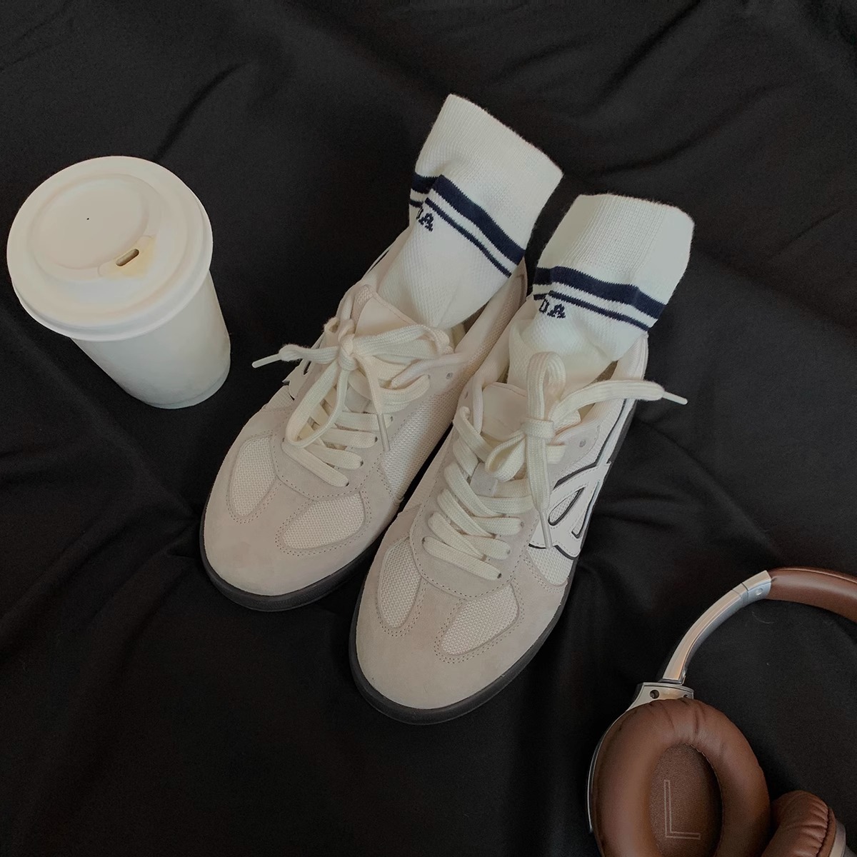 Ddmysports Dexun Women Spring New Agan Shoes Lightweight Flat Versatile White Casual Sneakers Outdoor Shoes