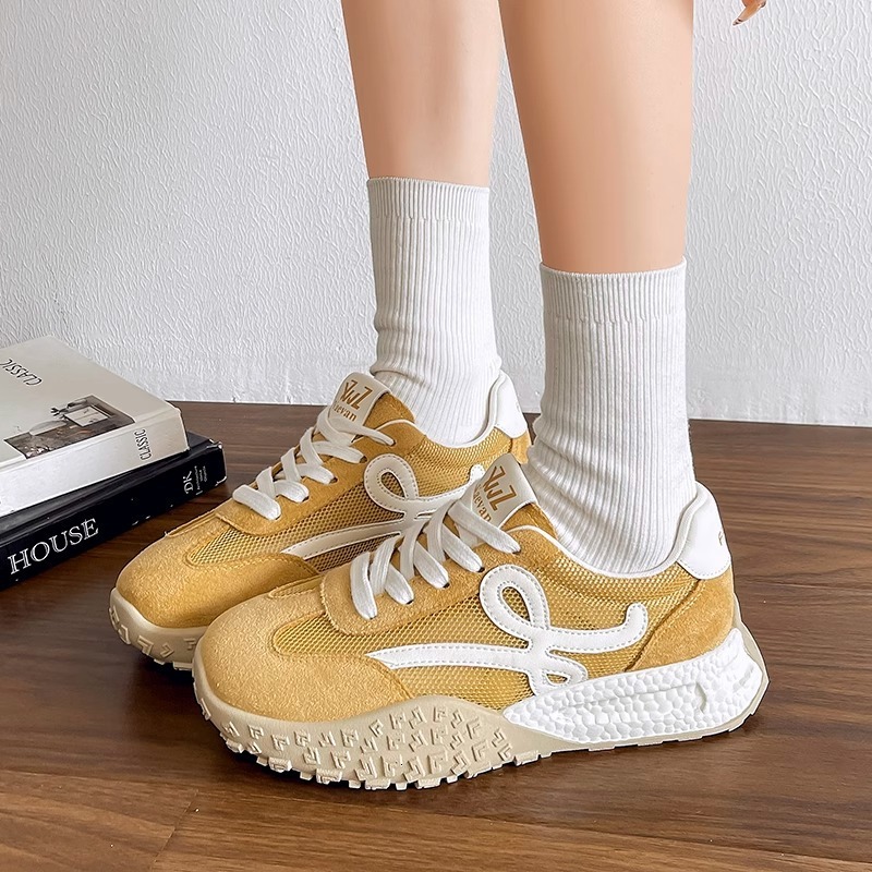 Ddmysports Mesh Breathable German Training Summer New Lightweight Thin Casual Sneakers Thick Sole Agan Shoes For Women Outdoor Shoes