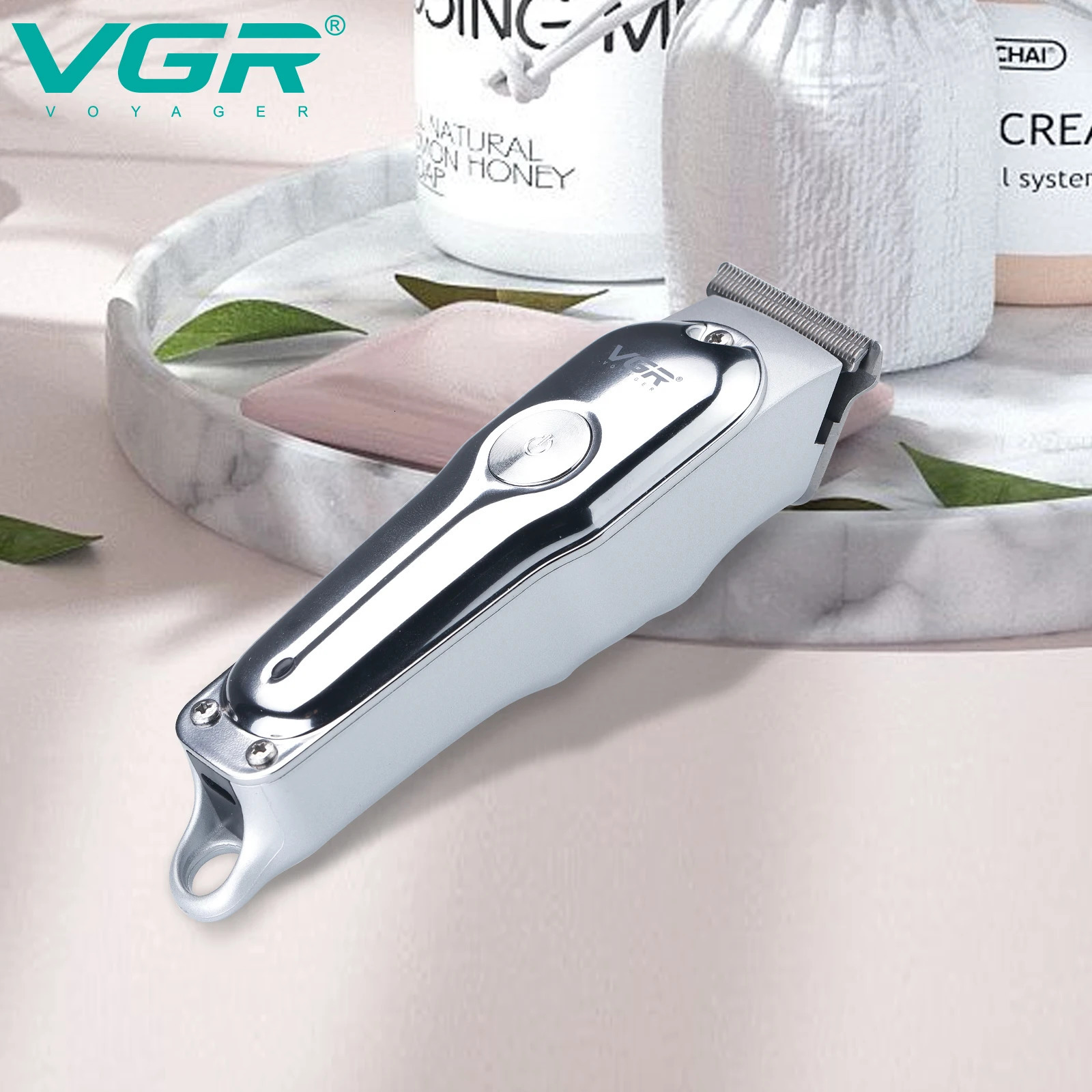 VGR Hair Trimmer Professional Hair Clipper Rechargeable Hair Cutting Machine T-Blade Cordless Portable Trimmer for Men V-071 250612