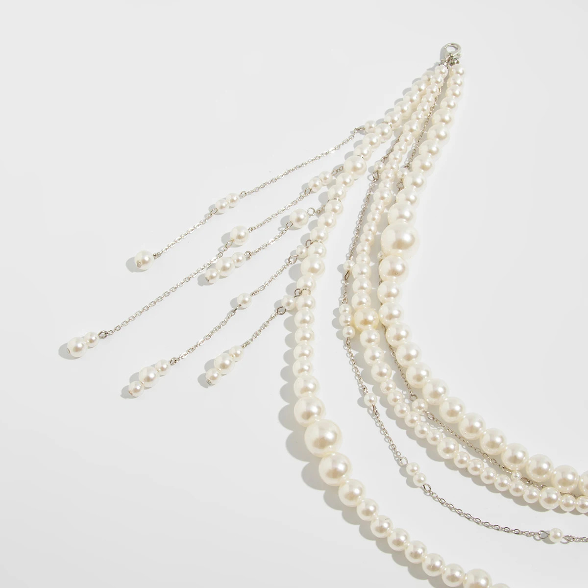 KunJoe Multilayer Pearl Tassel Waist Belly Chain for Women Banquet Bikini Dress Belt Body Jewelry Festival Accessories 250610