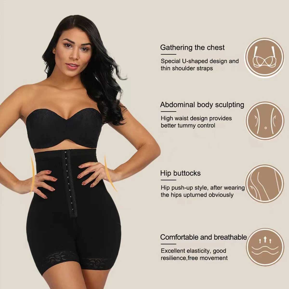 Womens High-Waisted Body Shaping Pants Tummy Control and Hip Lifting Leggings Daily Yoga Body Shaping/Sports WearXJ250614