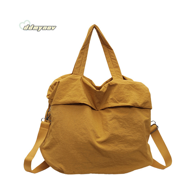 Korean Nylon Bucket for Women, Handheld Versatile Large Bag, Internet Celebrity Same Style Fashionable Shoulder Crossbody Bag Trend ddmynov