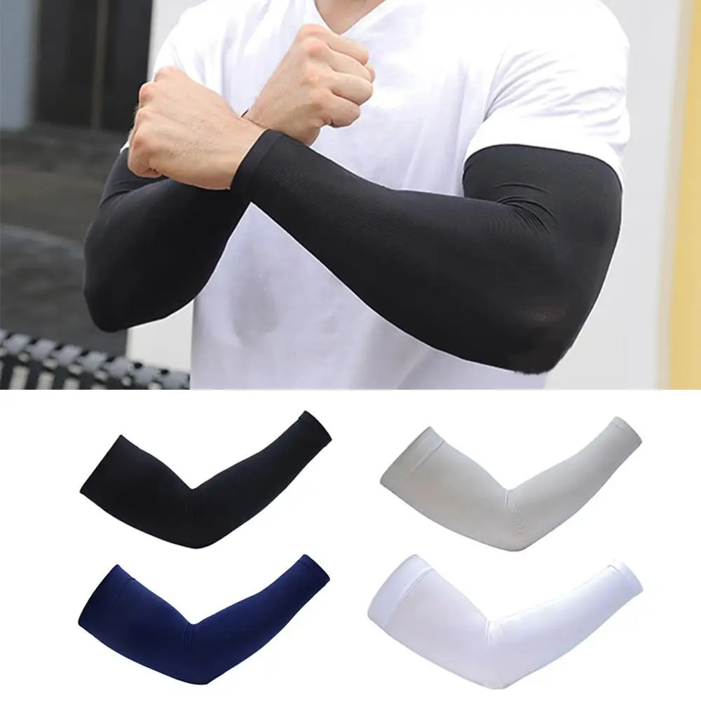 Cycling Arm Outdoor Summer Sunscreen Sleeves Useful Ice Silk Sleeve Sun Protection Cuffs Breathable Items Cool Simple Arm Covers 250610