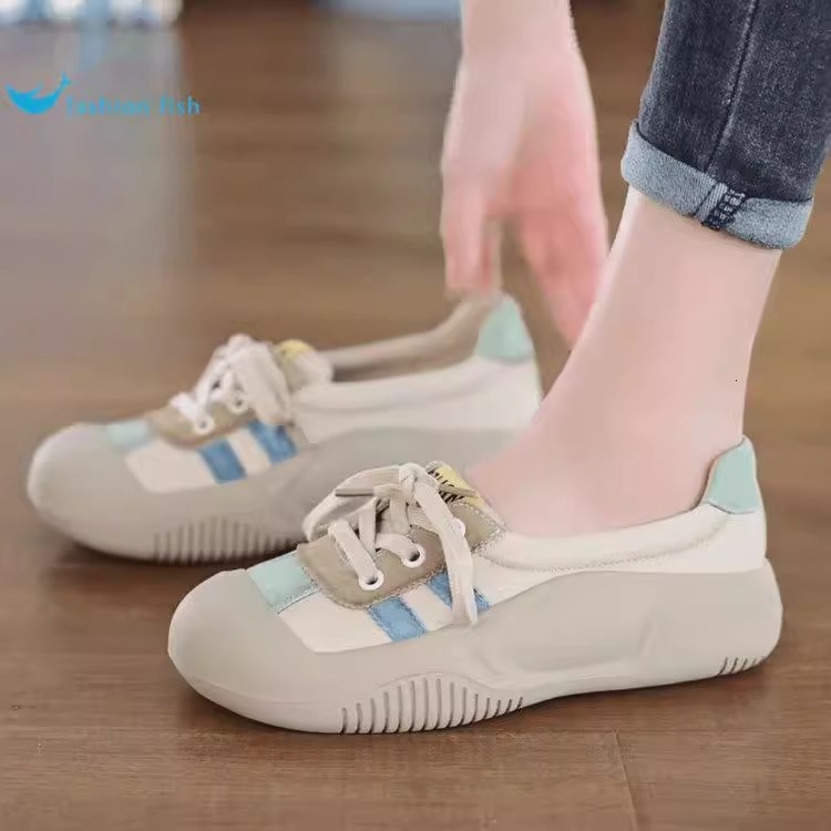 Ddmysports Women S Sneakers Autumn New Breathable Height Increasing German Training Thick Sole Versatile Casual Agan Shoes Outdoor Shoes