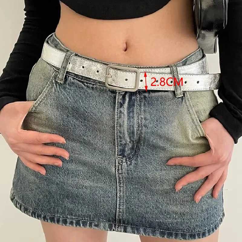 Wen Trousers Belt PU Leather Silver Belt Fashion Casual Belts for Wen for Jeans Luxury Designer Brand Wen Waist Belt DT174 X250614