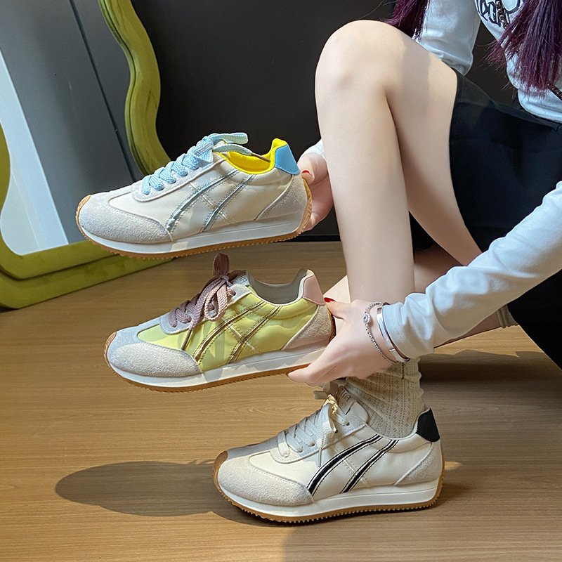 Ddmysports White Sneakers For Women Spring New Korean Style Ins Female Students Casual Sports Versatile Board Shoes Street Shooting Fscl Outdoor Shoes