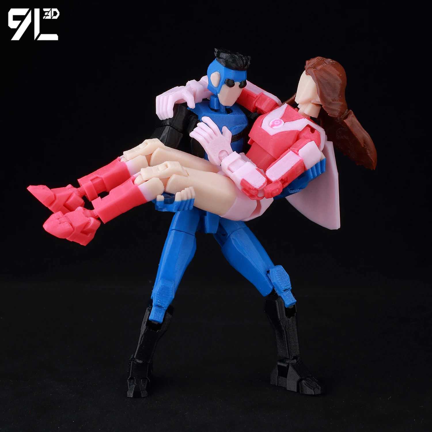 9L3D 13 Invincible Boy Eve Omni Action Figure 3D Printed Anime Model Multi-Jointed Poseable Collectible Toy Gift for FansXJ250614