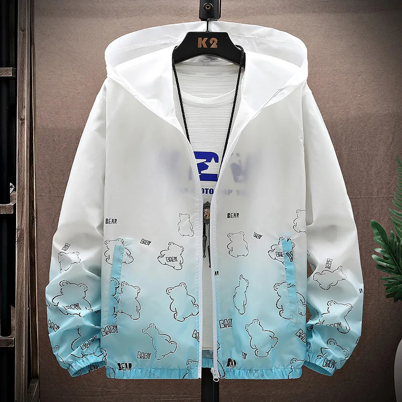 Outdoor Mens Thin Jacket Sunscreen Summer Casual Windproof Breathable Highquality Jacket 250614