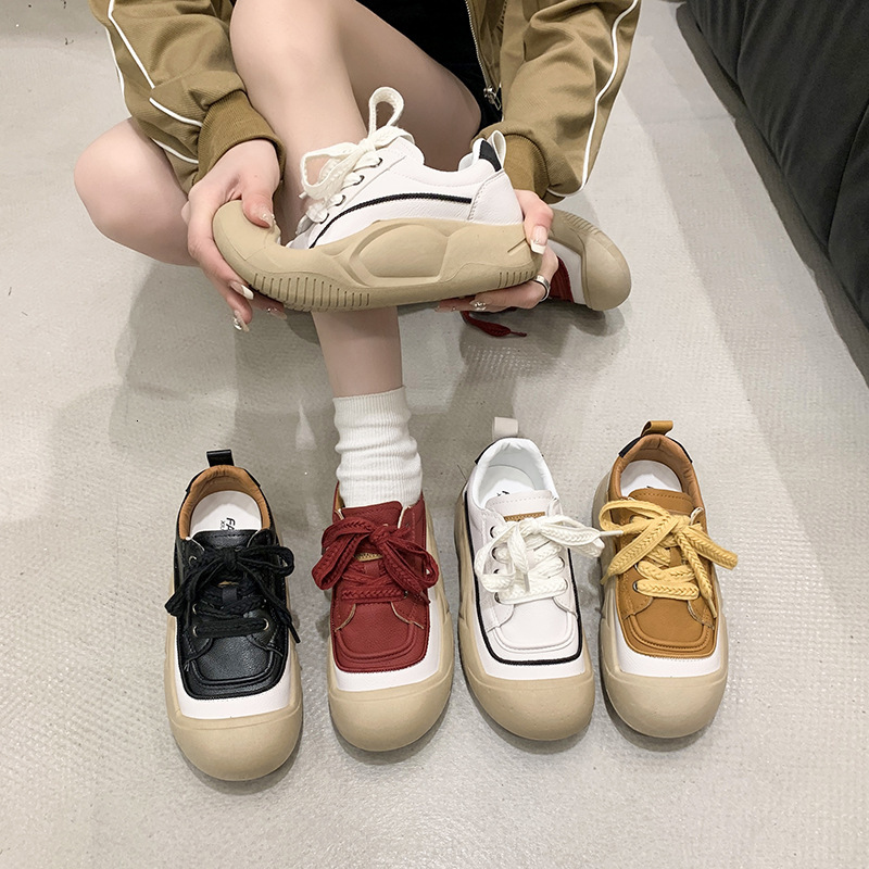 Ddmysports Spring New Breathable Women S Versatile Thick Soled Casual Sneakers Trendy Dad Shoes For Outdoor Shoes