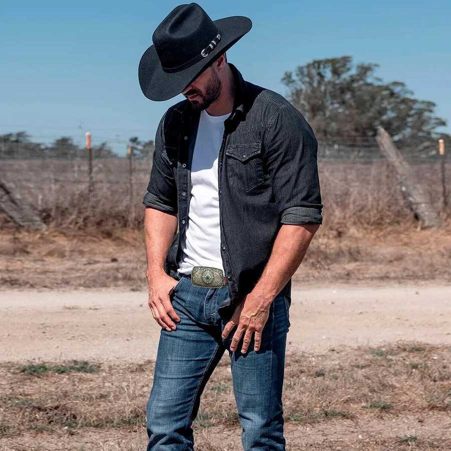 Resin imitation gemstone jade cowhide leather belt mens retro board buckle trend waist belt personal leisure embossed pants X250614