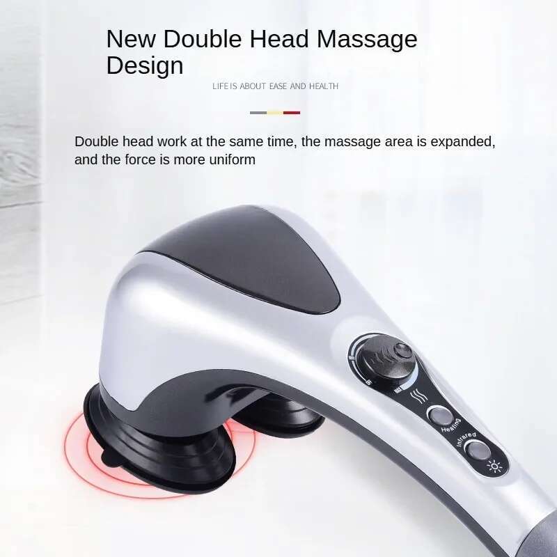 Home 220V Double-Head Stick Multi-Head Hammer Neck Waist Leg Massage Instrument Massager Vibration Hamme