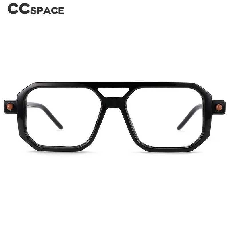 54381 Square Big Frame Anti Blue Light Leopard Glasses Frames Men Women Fashion Computer Eyeglasses Z250614