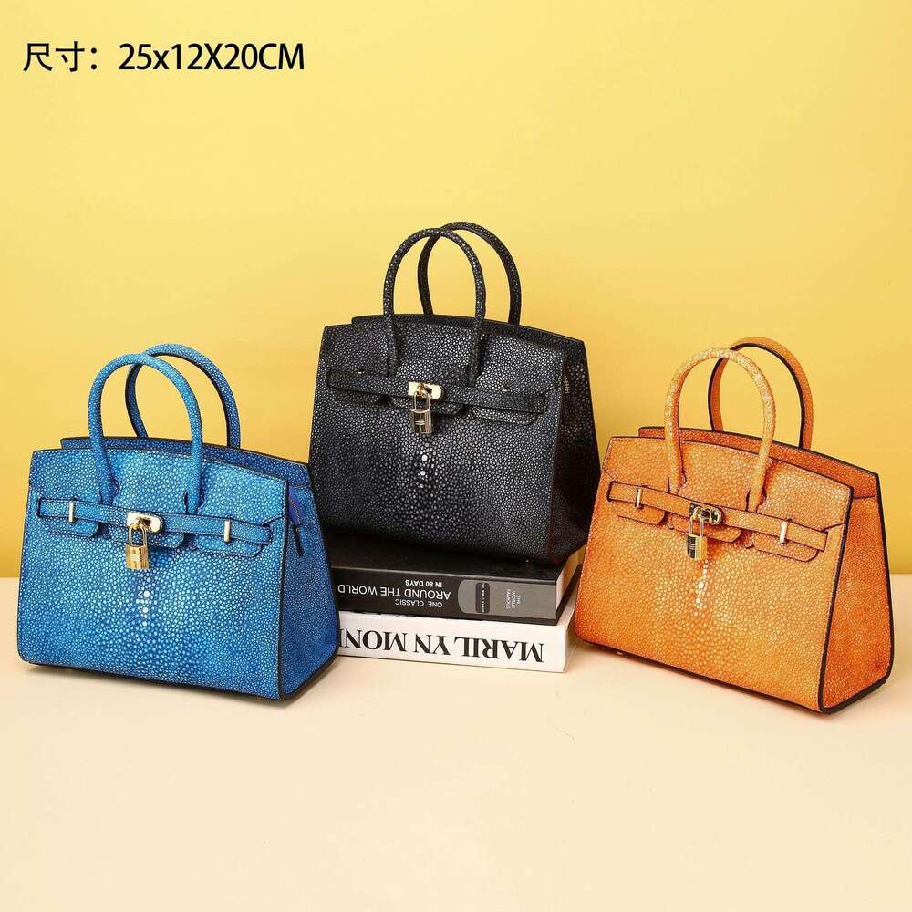 Pearl New Fish Smooth Pattern Single Shoulder Crossbody Fashion Classic Women's High-end Bag