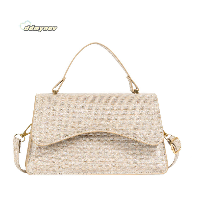 Fashion Sequin Handbag New Versatile Ins Style Niche Crossbody for Women Trendy Stylish Commuter Bag ddmynov