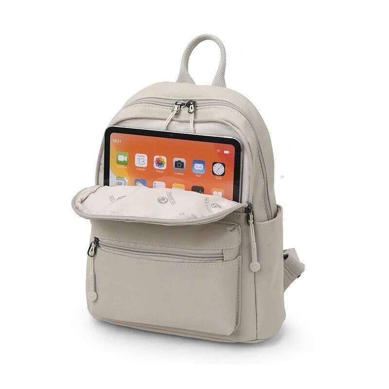 Casual Multi Pockets Backpacks For Waterproof Nylon Daypack Women Lightweight Back Pack Ladies Large Capacity Travel Bags