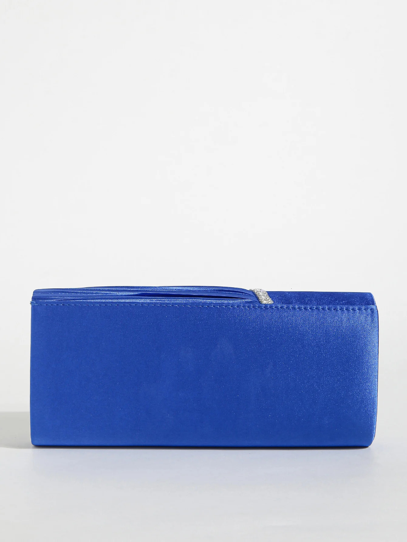 1PC Elegant Shinny Satin Evening Bag Rhinestone Flap Clutch Purse for Women Formal PartyPromWedding 250614