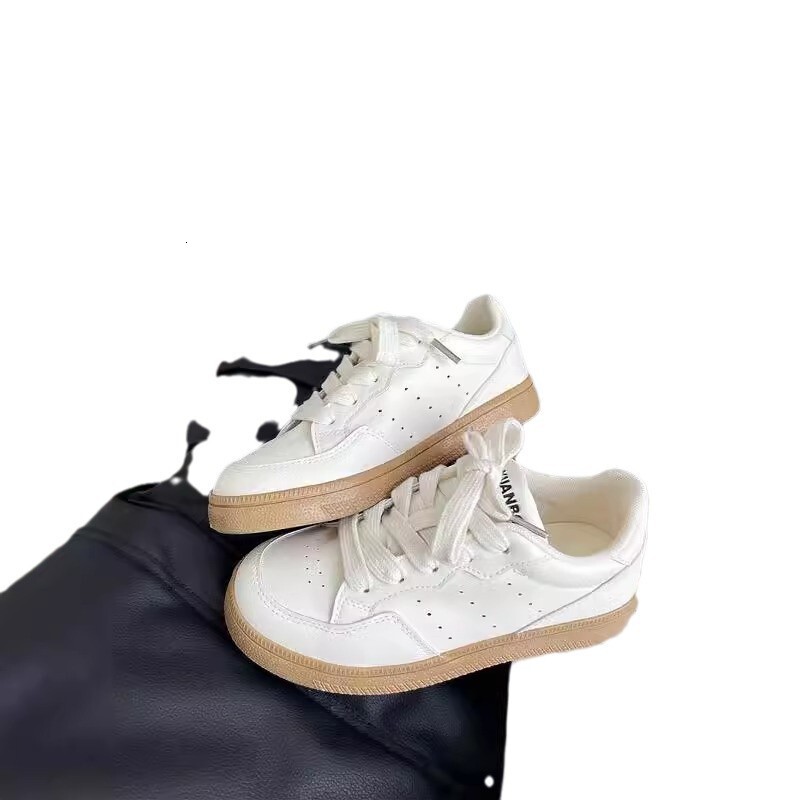 Ddmysports Winter New High Value Sports Casual White Sneakers Lace Up Versatile Comfortable Breathable Board Shoes Outdoor Shoes