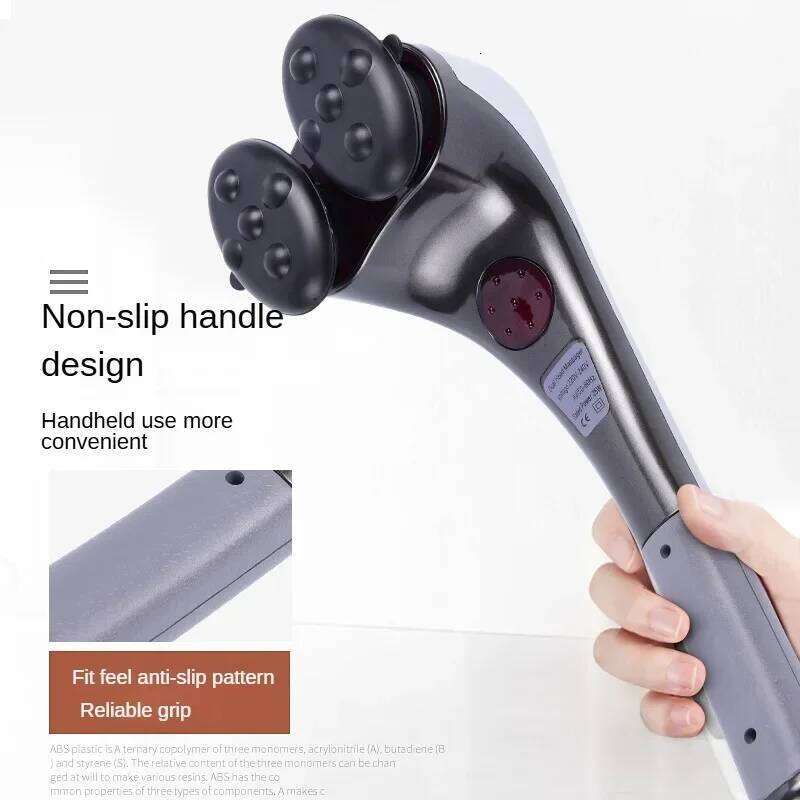 Home 220V Double-Head Stick Multi-Head Hammer Neck Waist Leg Massage Instrument Massager Vibration Hamme