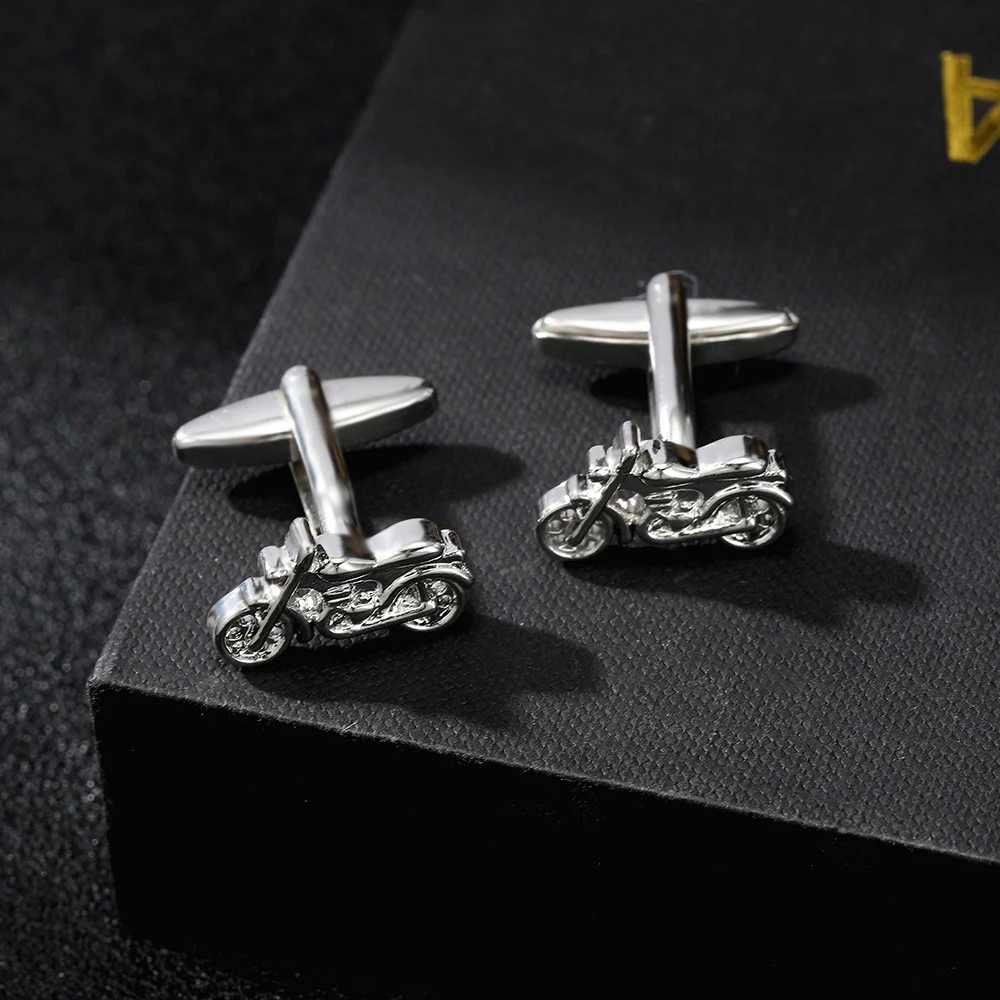 Motorcycle Bicycle Tractor Shaped Cufflinks Means of Transportation Jewelry Accessories For Men XJ250614